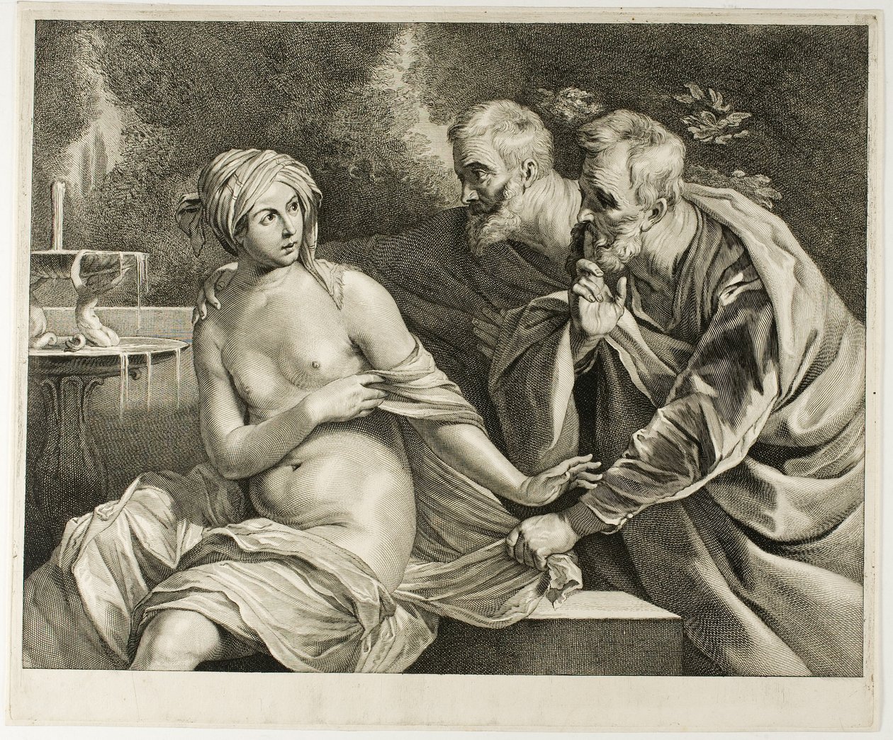 Susana y los Ancianos, del Gabinete Reynst de Cornelis Visscher