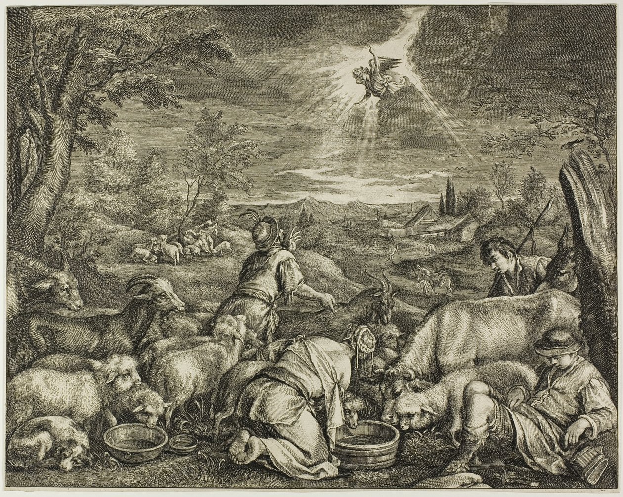 La partida de Abraham a Sichem, del Gabinete Reynst de Cornelis Visscher