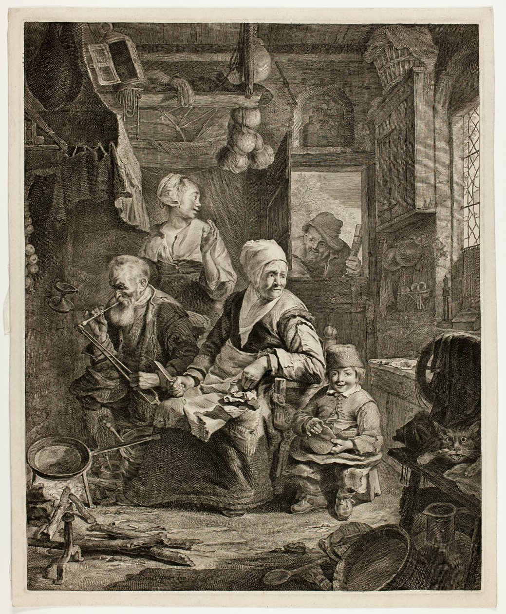La mujer de las tortitas de Cornelis Visscher
