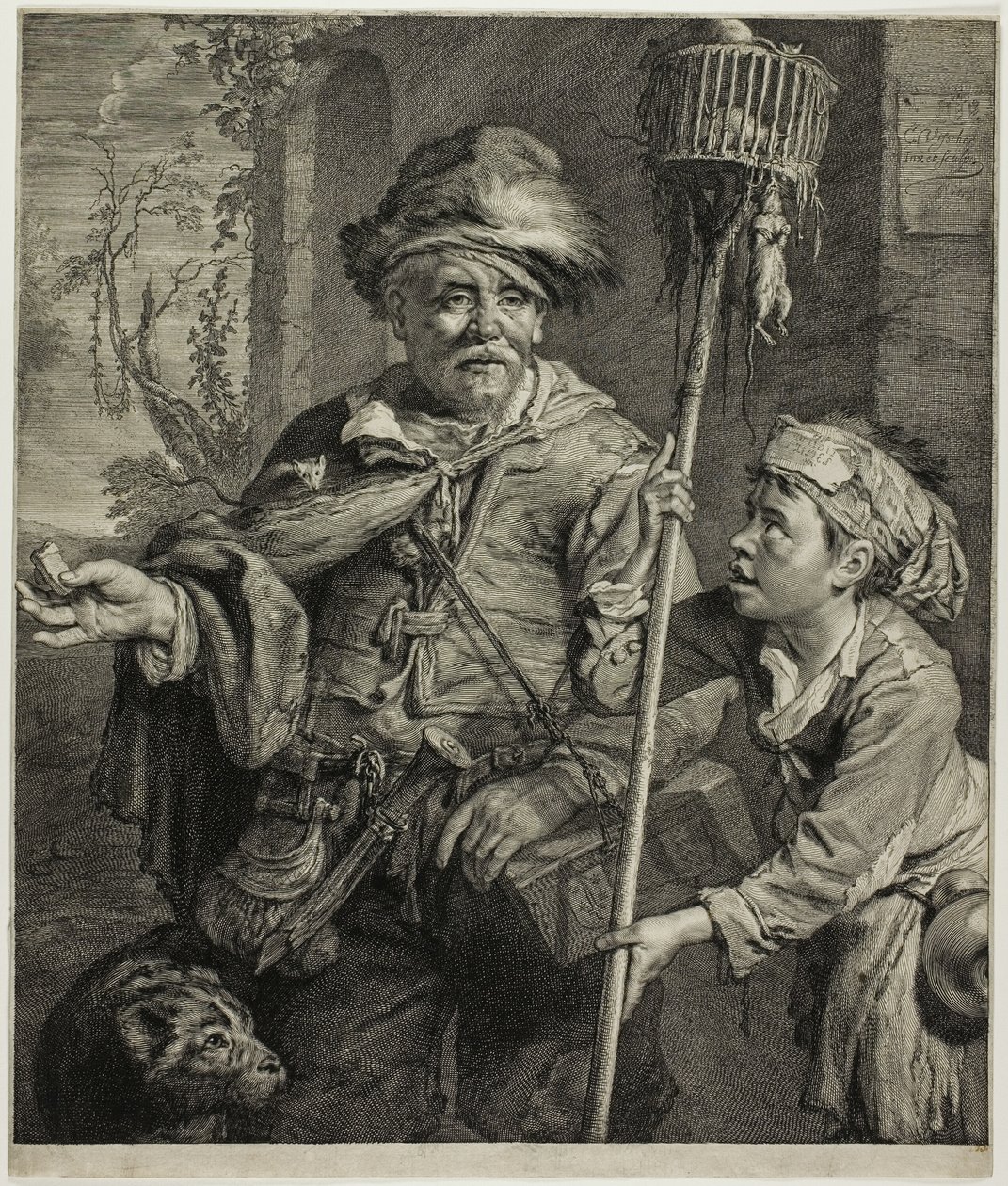 El cazador de ratas de Cornelis Visscher