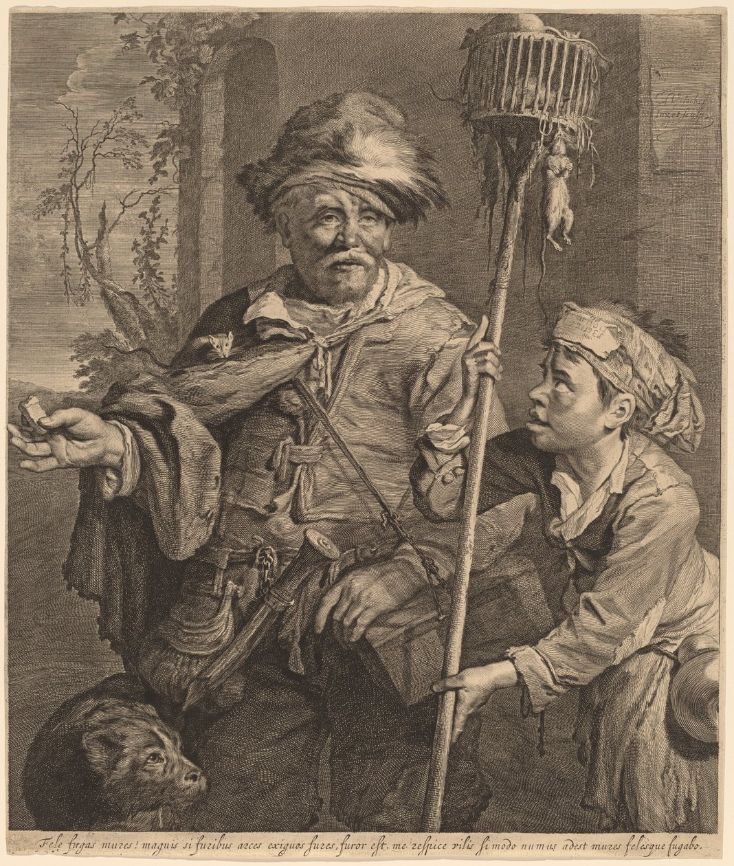 El Vendedor de Veneno para Ratas de Cornelis Visscher