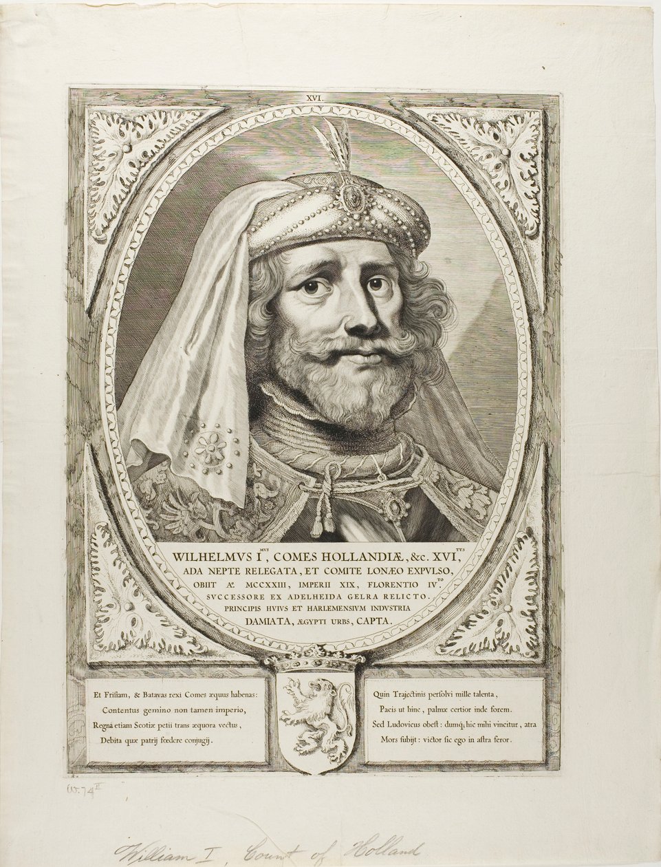 Guillermo I, de Principes Hollandiae, Zelandiae, et Frisiae de Cornelis Visscher