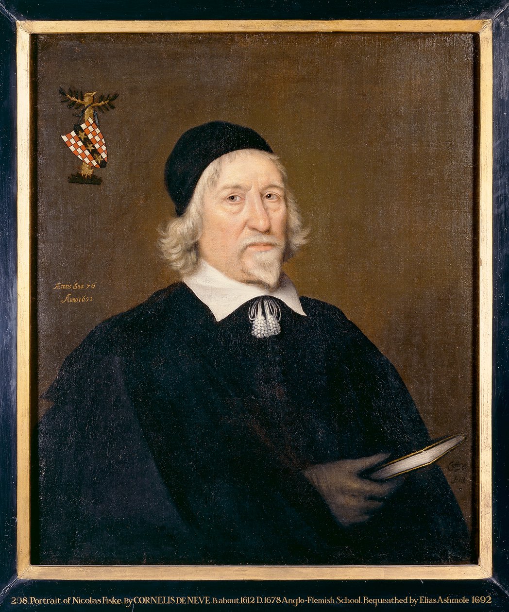 Retrato de un hombre, llamado Nicholas Fiske de Cornelis de Neve