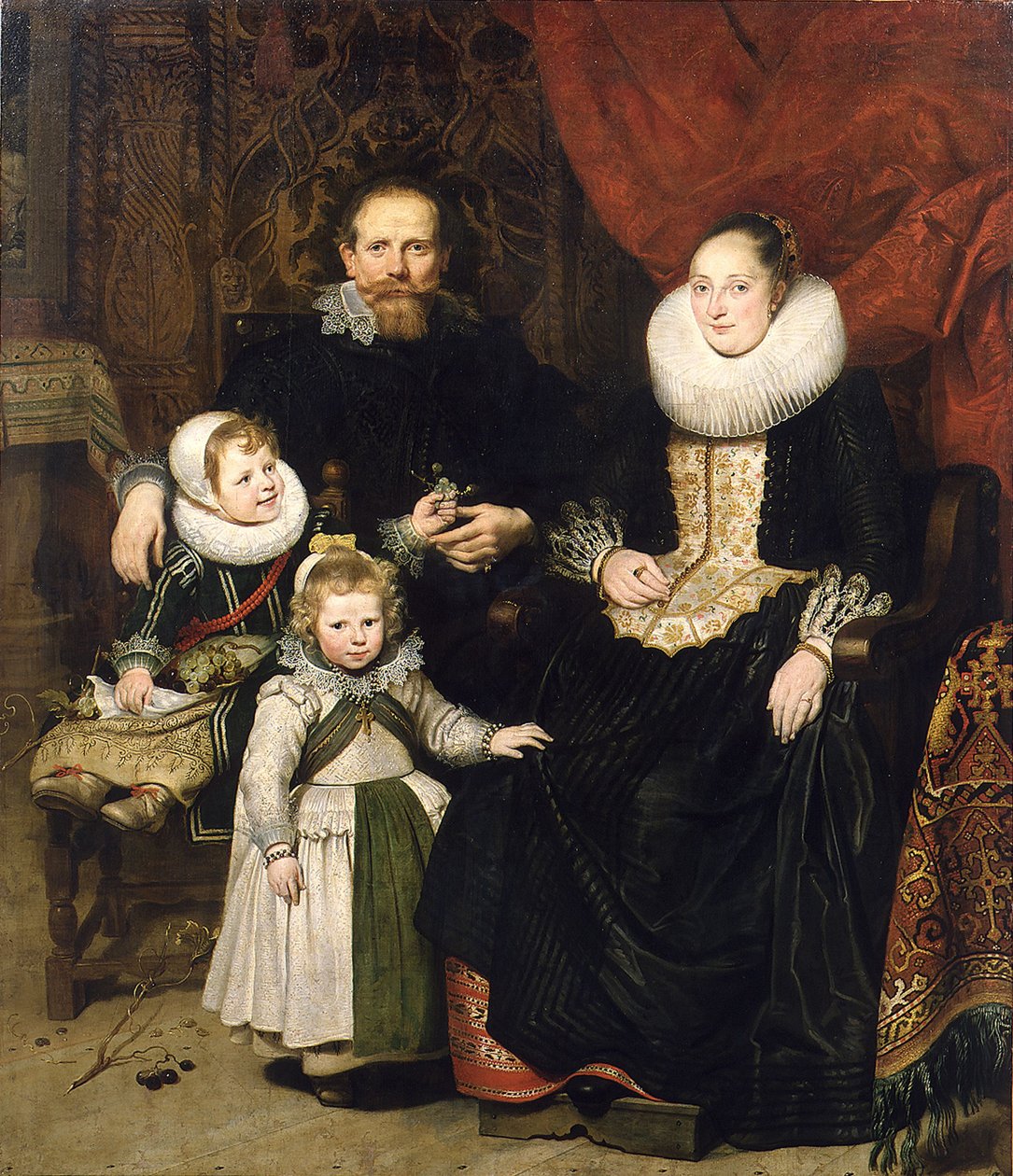 Autorretrato con la familia, 1621 de Cornelis de Vos