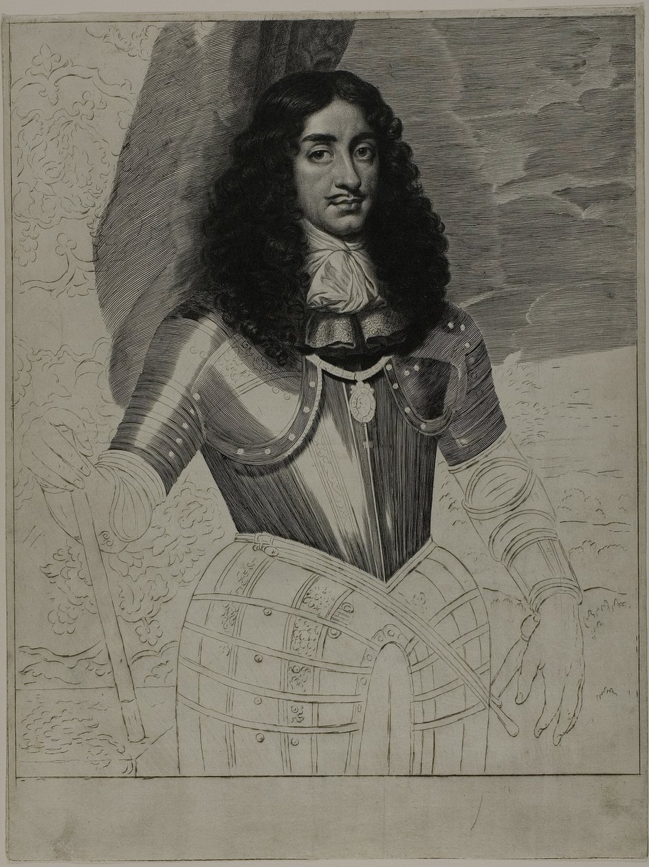 Carlos II, Rey de Inglaterra de Cornelis van Dalen II