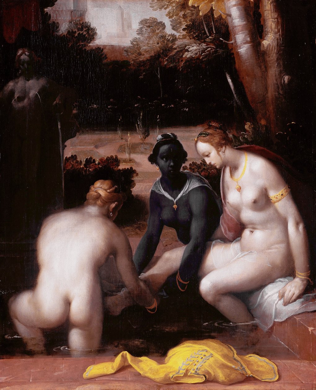 Betsabé en su retrete de Cornelis van Haarlem