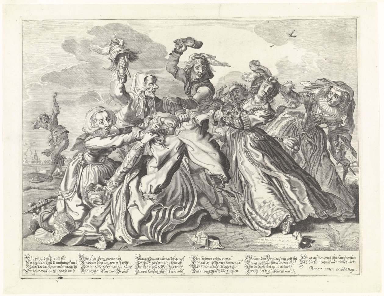 La batalla por los pantalones. de Cornelis van Kittensteyn