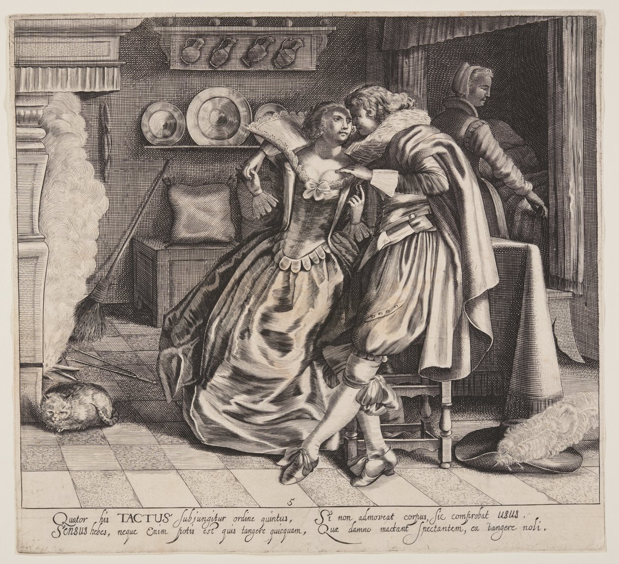 Tactus (Tacto), de Los cinco sentidos de Cornelis van Kittensteyn