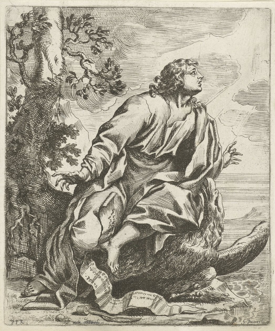 Juan el evangelista de Cornelis van Merlen
