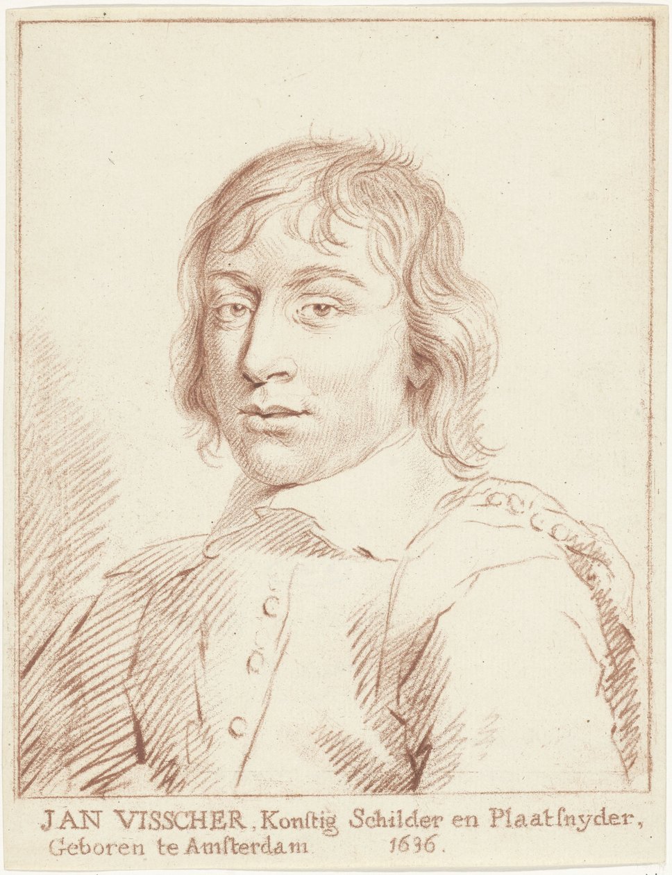 Retrato de Jan de Visscher de Cornelis van Noorde