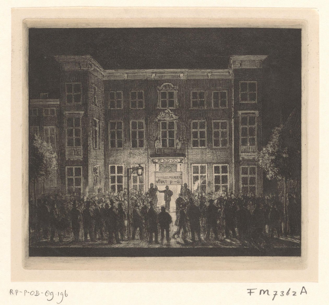 Funeral de la Academia de Delft, 30 de junio de 1864 de Cornelis van der Griendt
