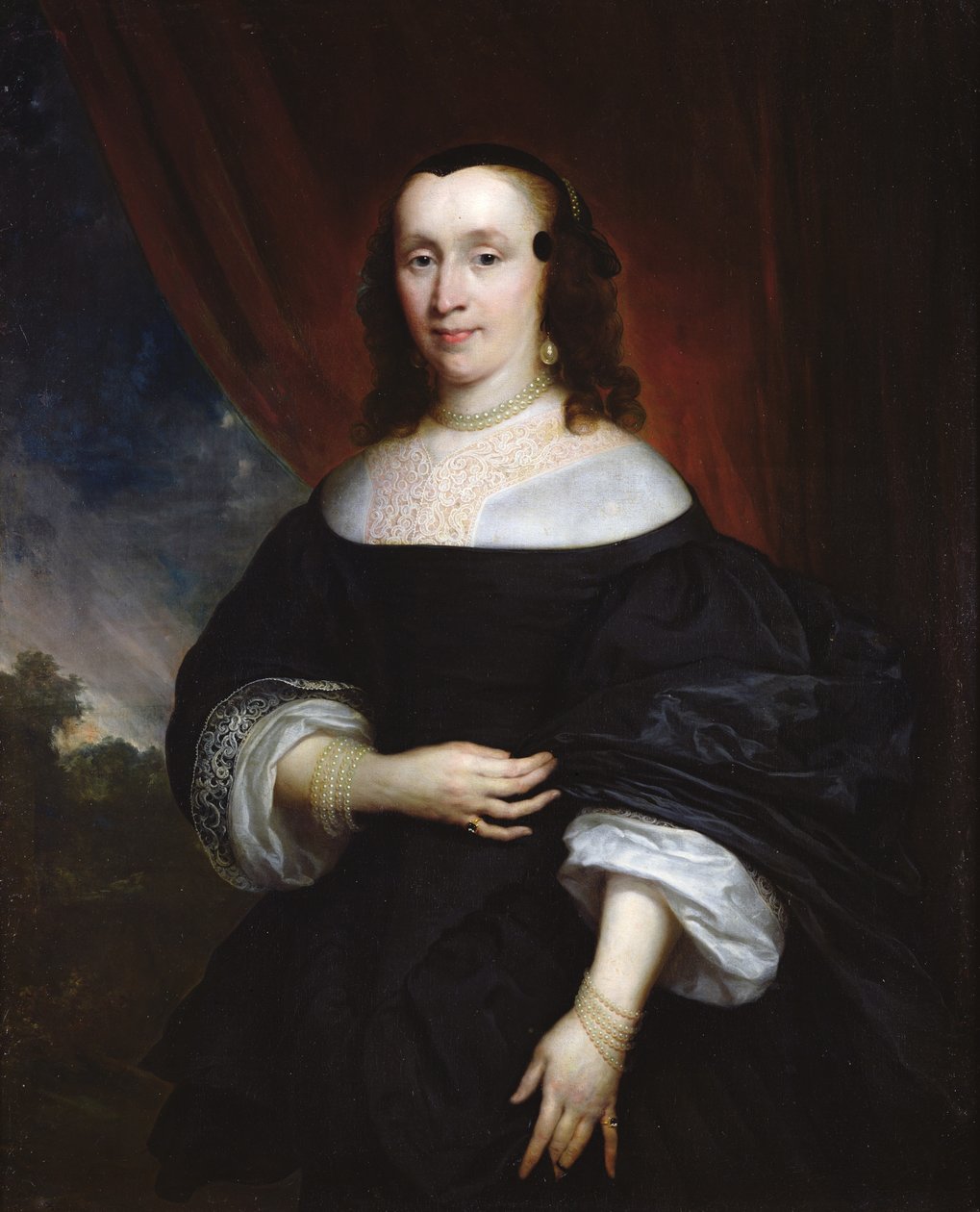 Retrato de una Mujer de Cornelius Janssen van Ceulen