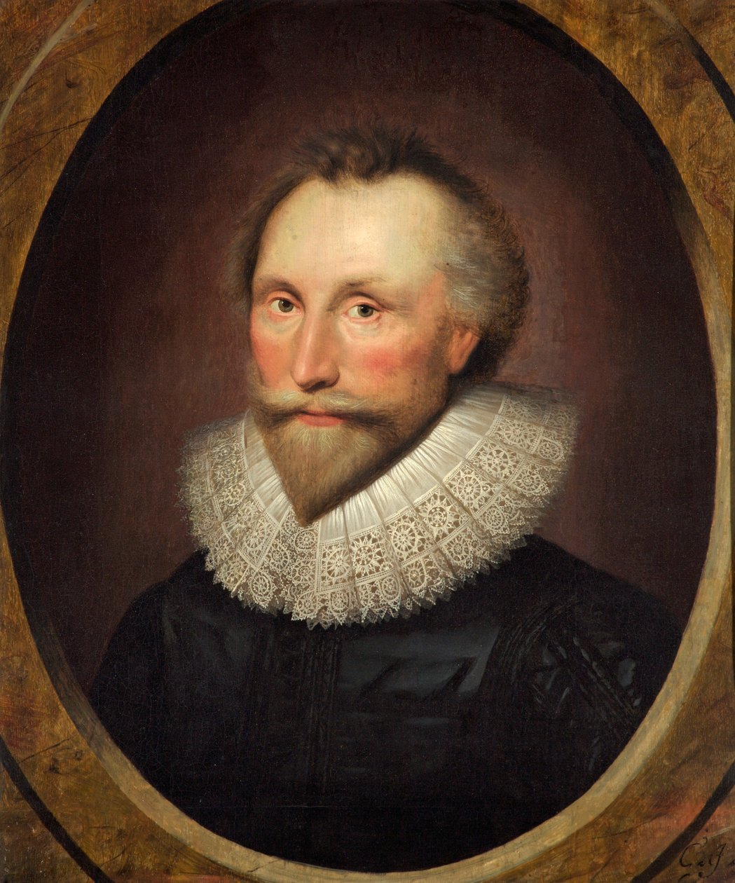 Retrato de un caballero desconocido de Cornelius Janssen van Ceulen