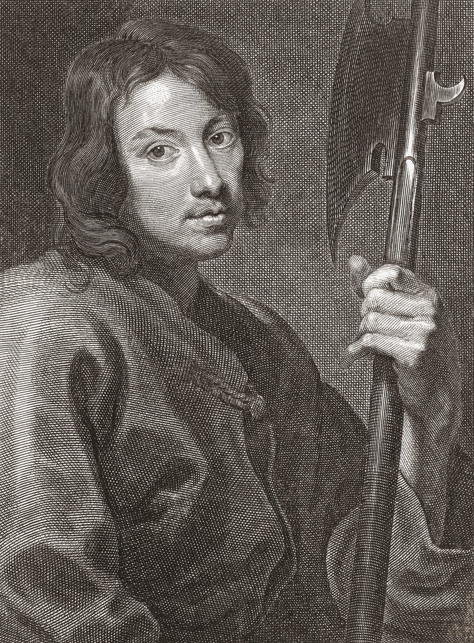 San Mateo o Mateo el Apóstol. Retrato. de Cornelius van Caukercken