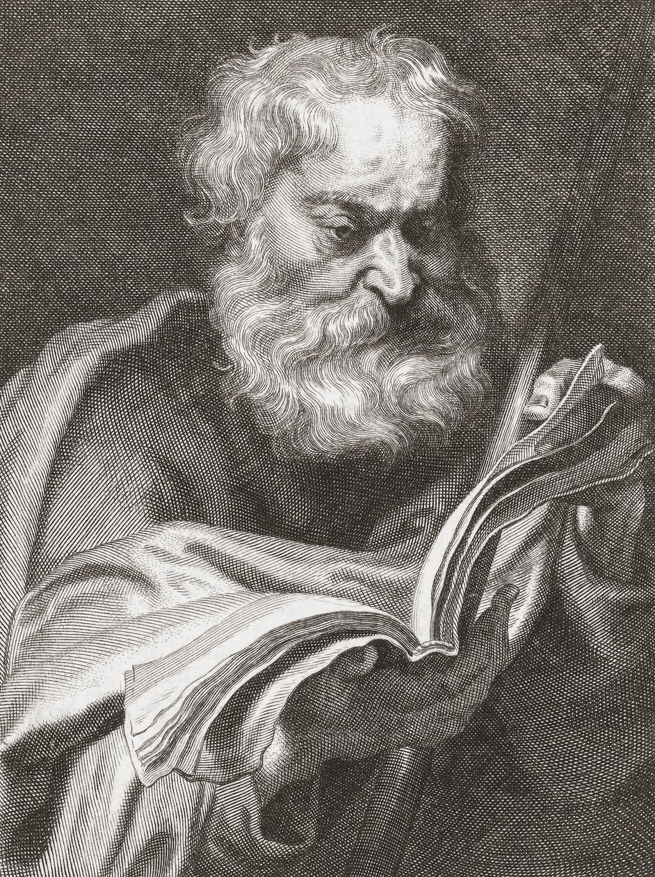 Tomás el Apóstol, Tomás el Incrédulo, retrato de Cornelius van Caukercken