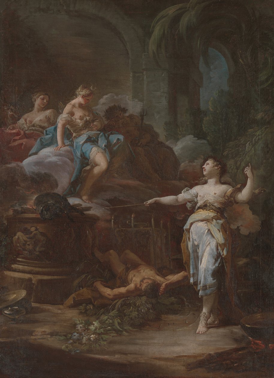 Medea rejuveneciendo a Eson de Corrado Giaquinto