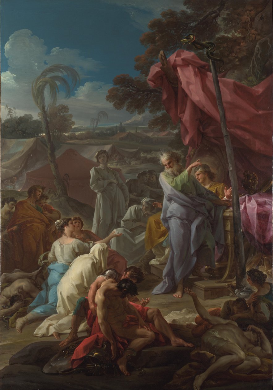 La Serpiente de Bronce, 1744 de Corrado Giaquinto