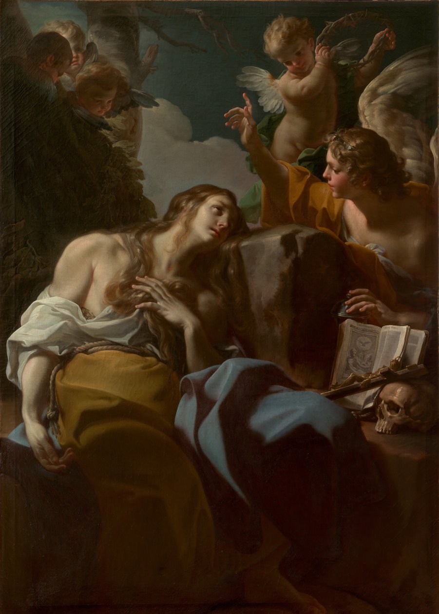 La Magdalena penitente, ca. 1750 de Corrado Giaquinto