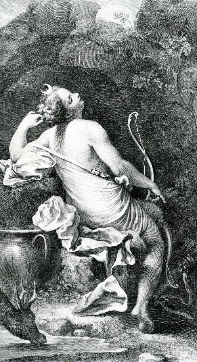 Diana Dormida, Siglo XVIII de Antonio da Correggio