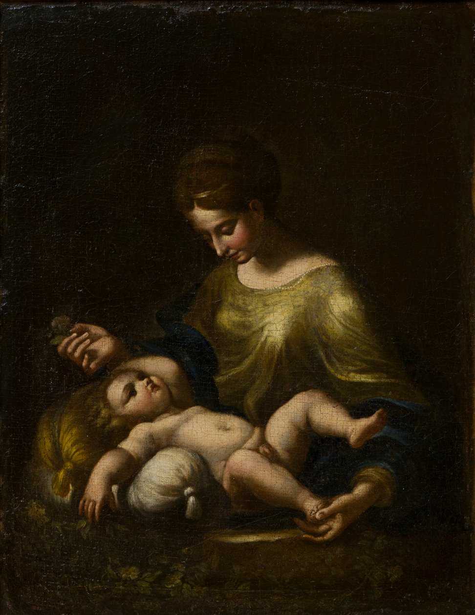 La Virgen y el Niño, c.1509-34 (óleo sobre lienzo) de Correggio
