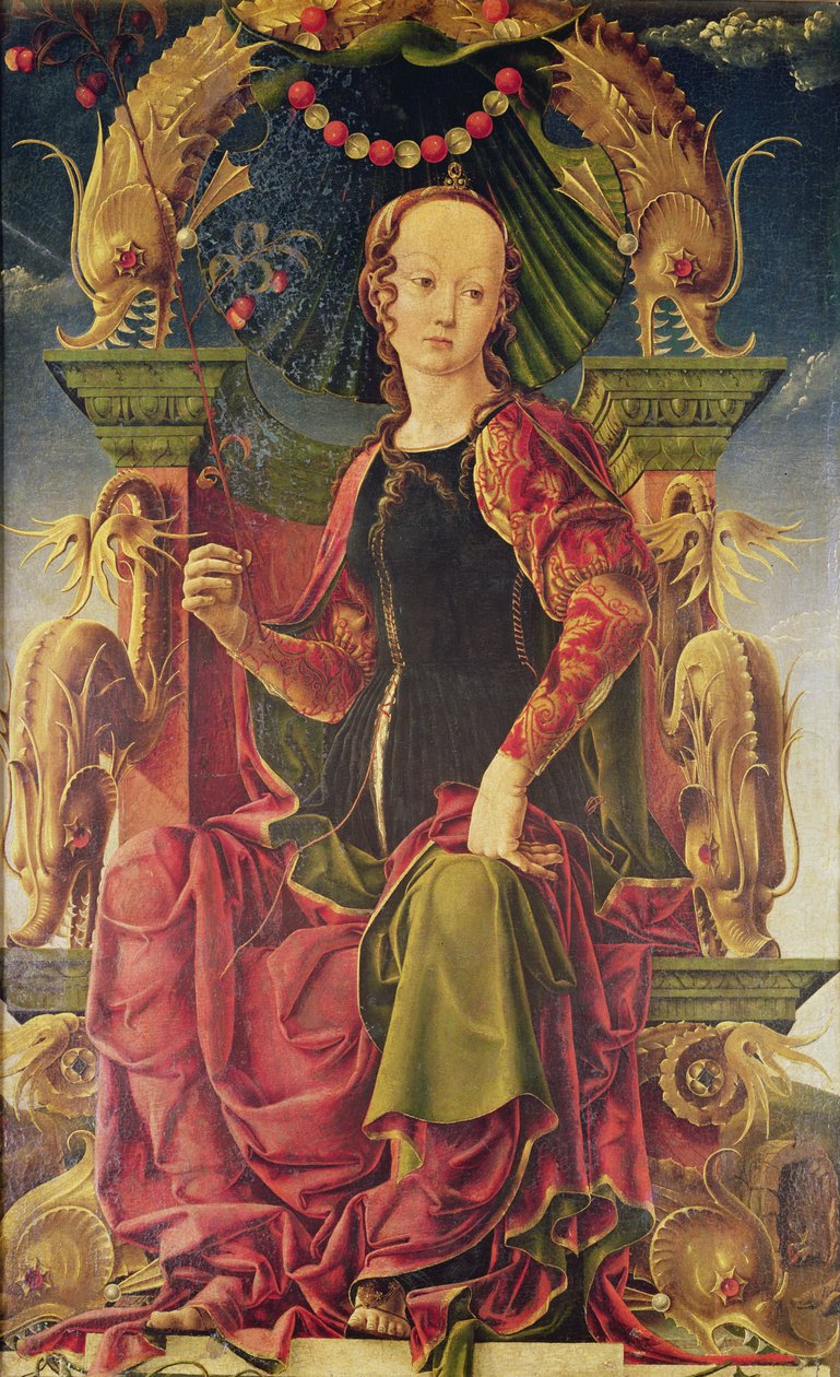 Una musa, c.1455-60 de Cosimo Tura
