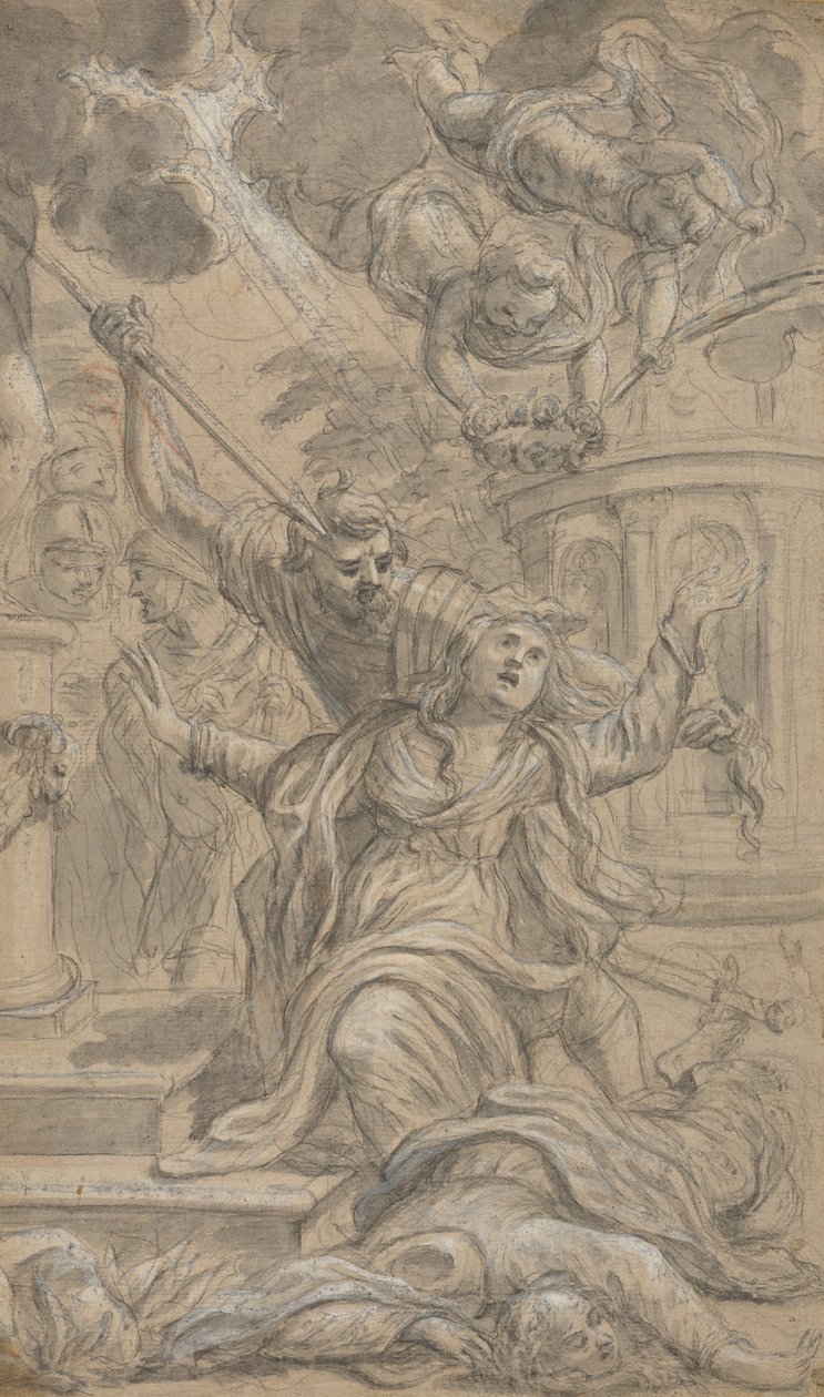 Martirio de Dos Santas, 1625-1704 de Cosimo Ulivelli