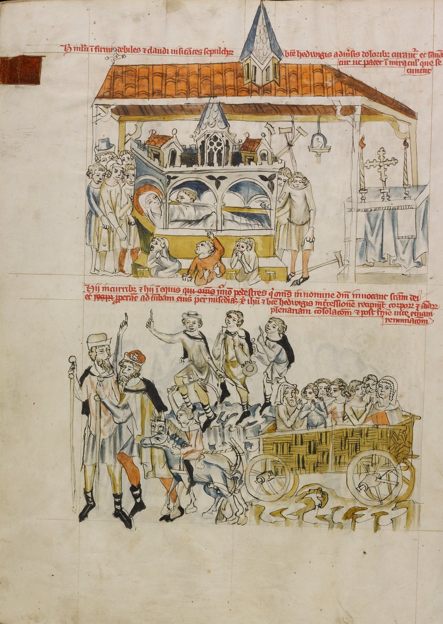 La Vida de la Bendita Hedwig de Court workshop of Duke Ludwig I of Liegnitz and Brieg