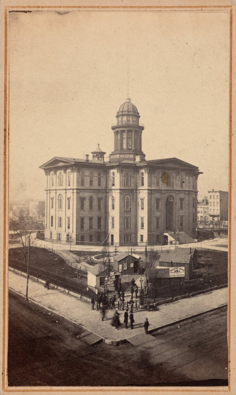 Academia de Música de Chicago, 1860 (foto) de Crater