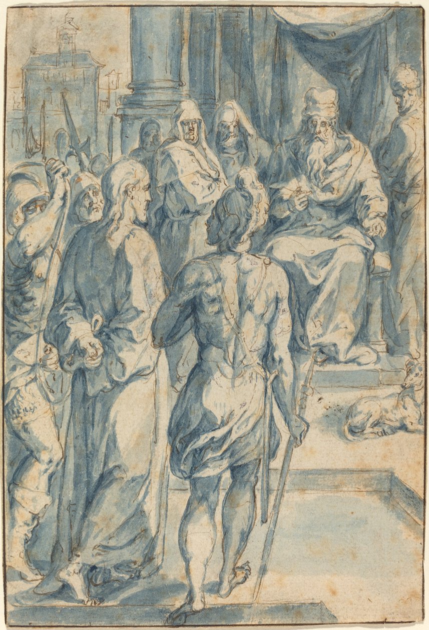 Cristo ante Caifás de Crispen van den Broecke