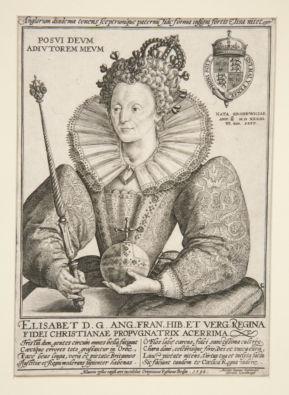 Isabel, reina de Inglaterra de Crispijn de Passe the Elder