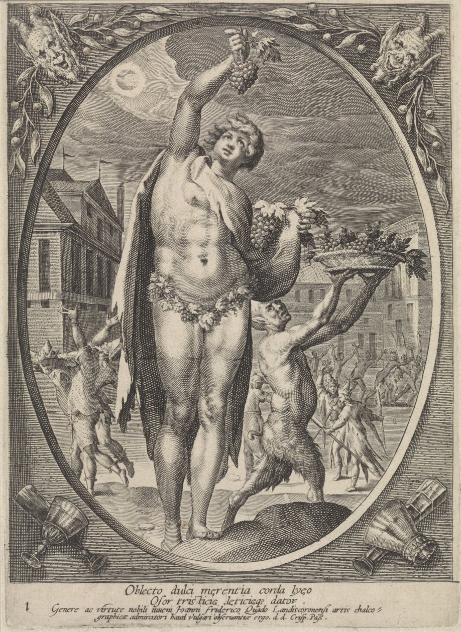 Baco Bacchus, Venus en Ceres (título de la serie) de Crispijn van de Passe (I)