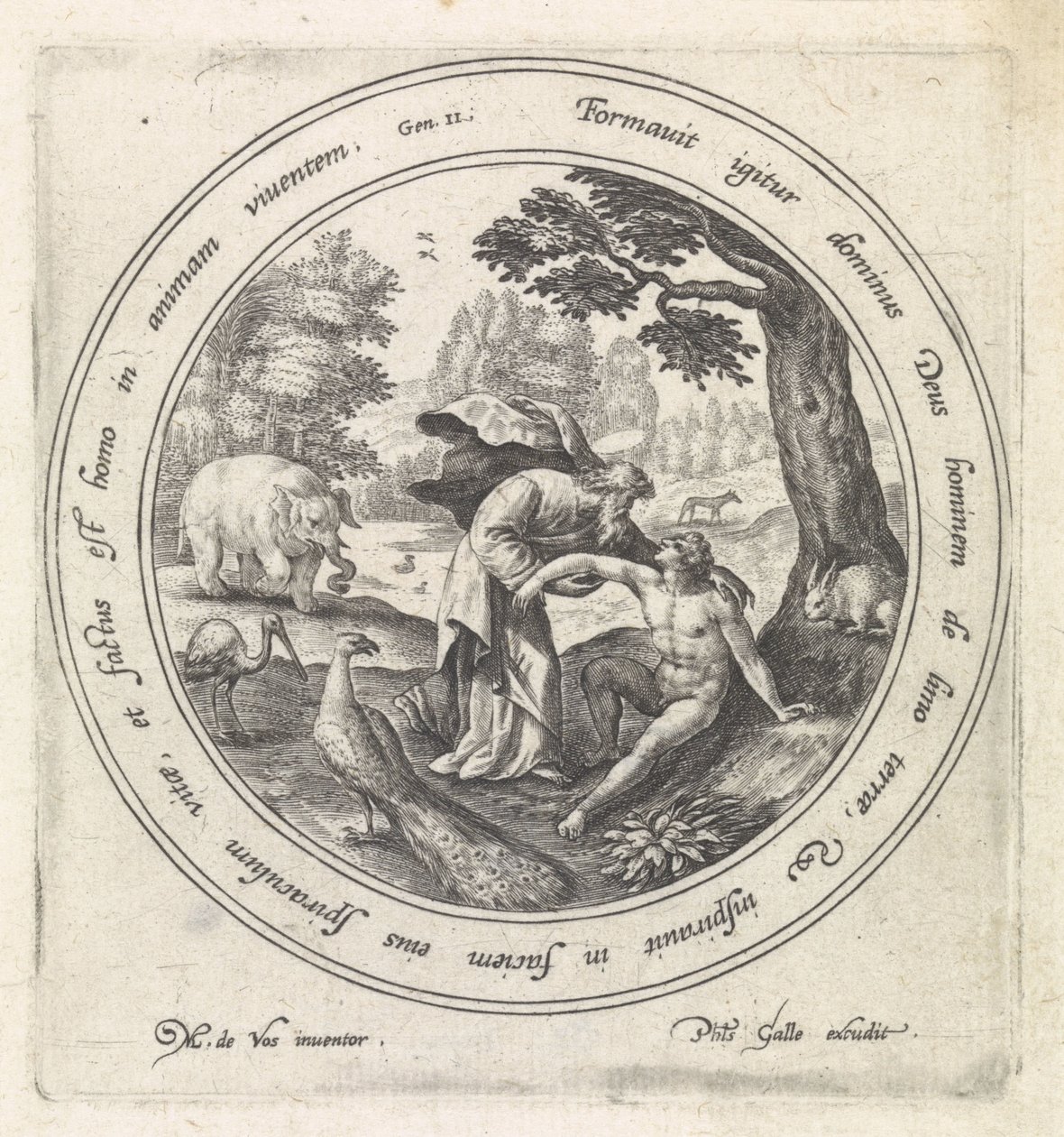 La creación de Adán Historia de Adán y Eva (título de la serie) de Crispijn van de Passe (I)