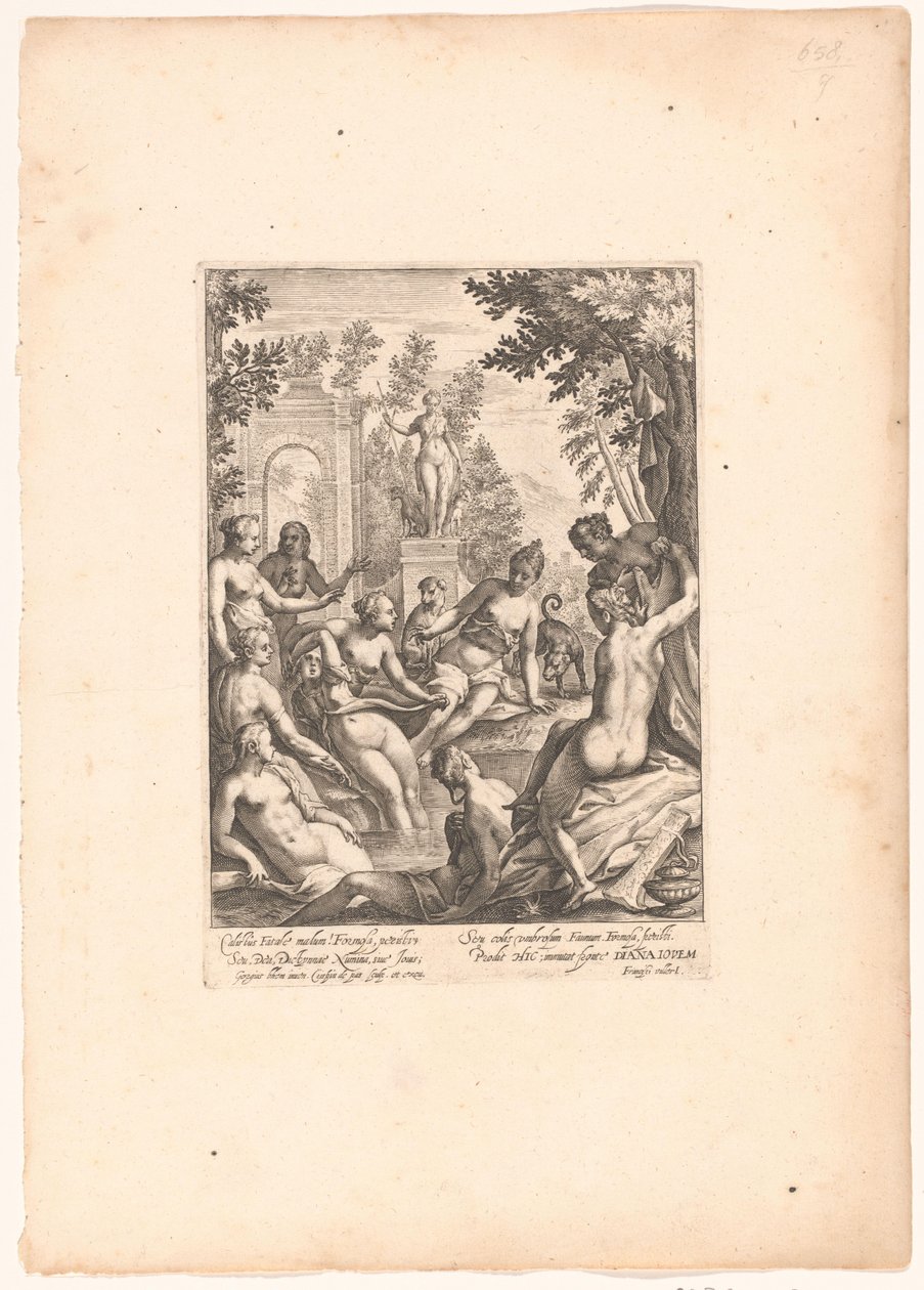 Diana en Callisto de Crispijn van de Passe (I)