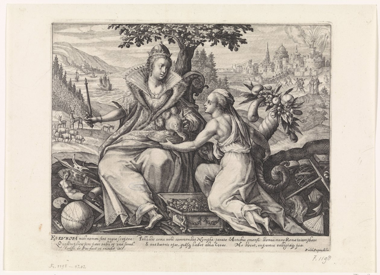 Europa Los cuatro continentes (título de la serie) de Crispijn van de Passe (I)