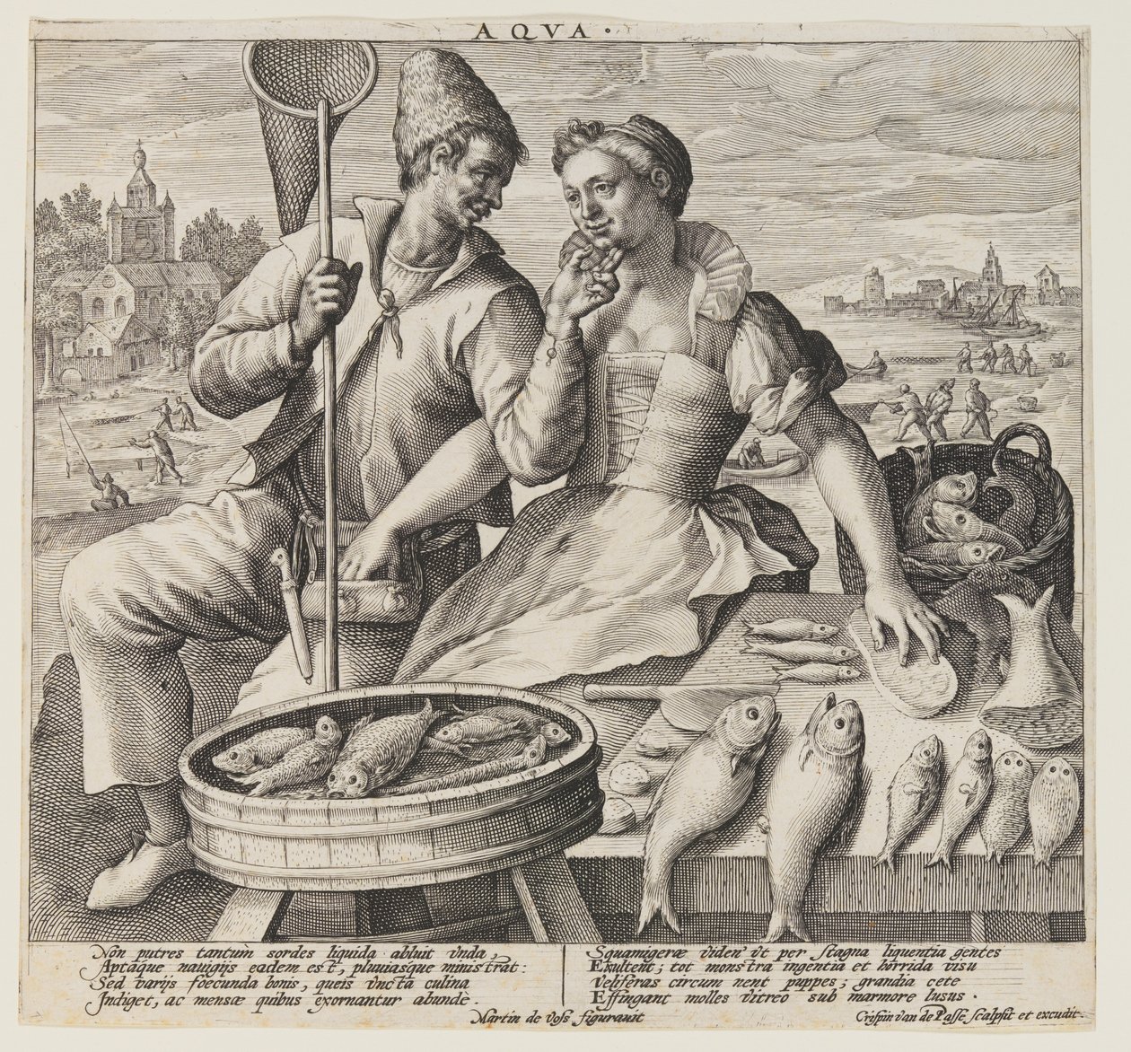Aqua (Agua), de Los elementos de Crispijn van de Passe I