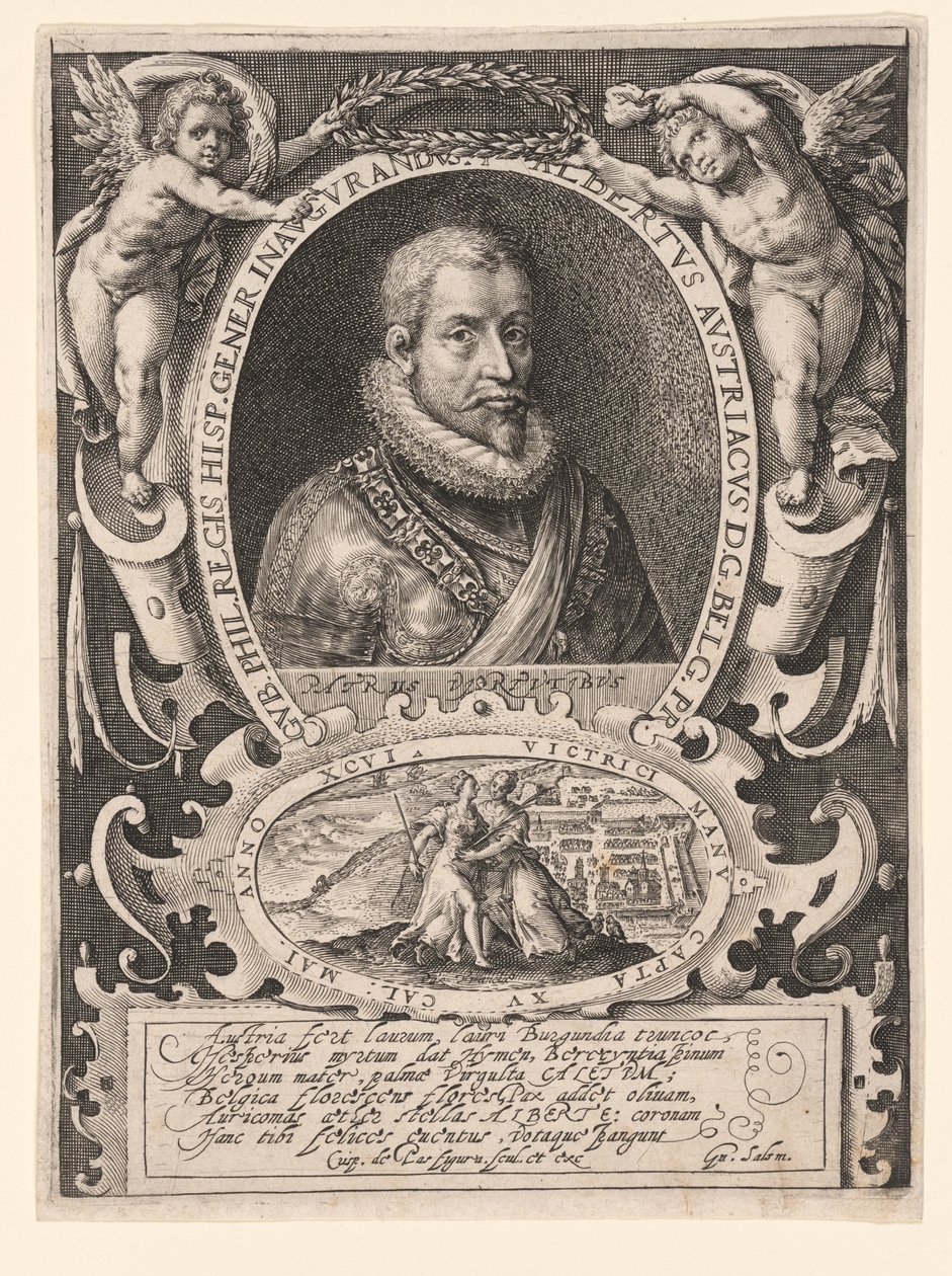 Archiduque Alberto de Austria de Crispijn van de Passe I
