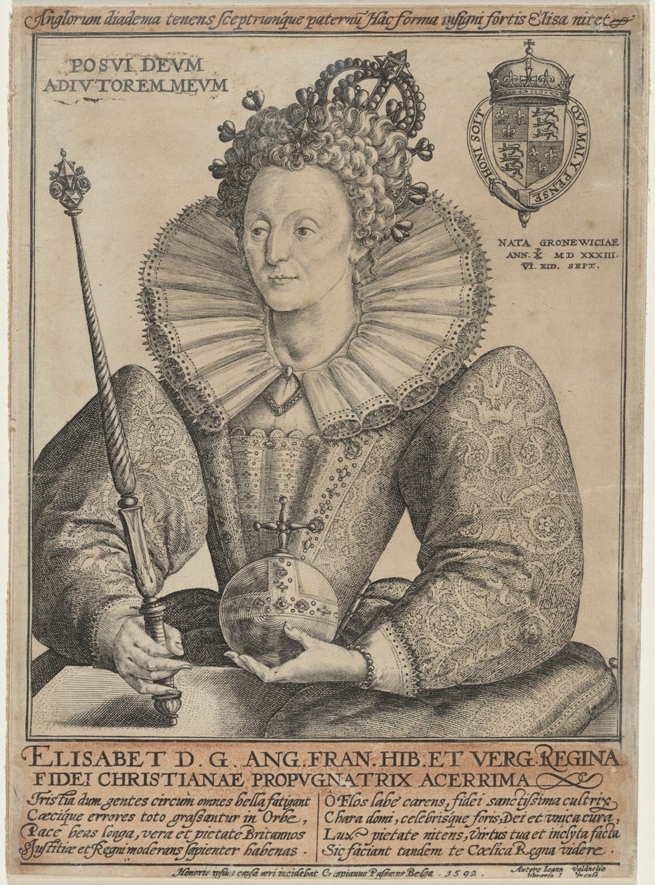 Isabel, reina de Inglaterra de Crispijn van de Passe I
