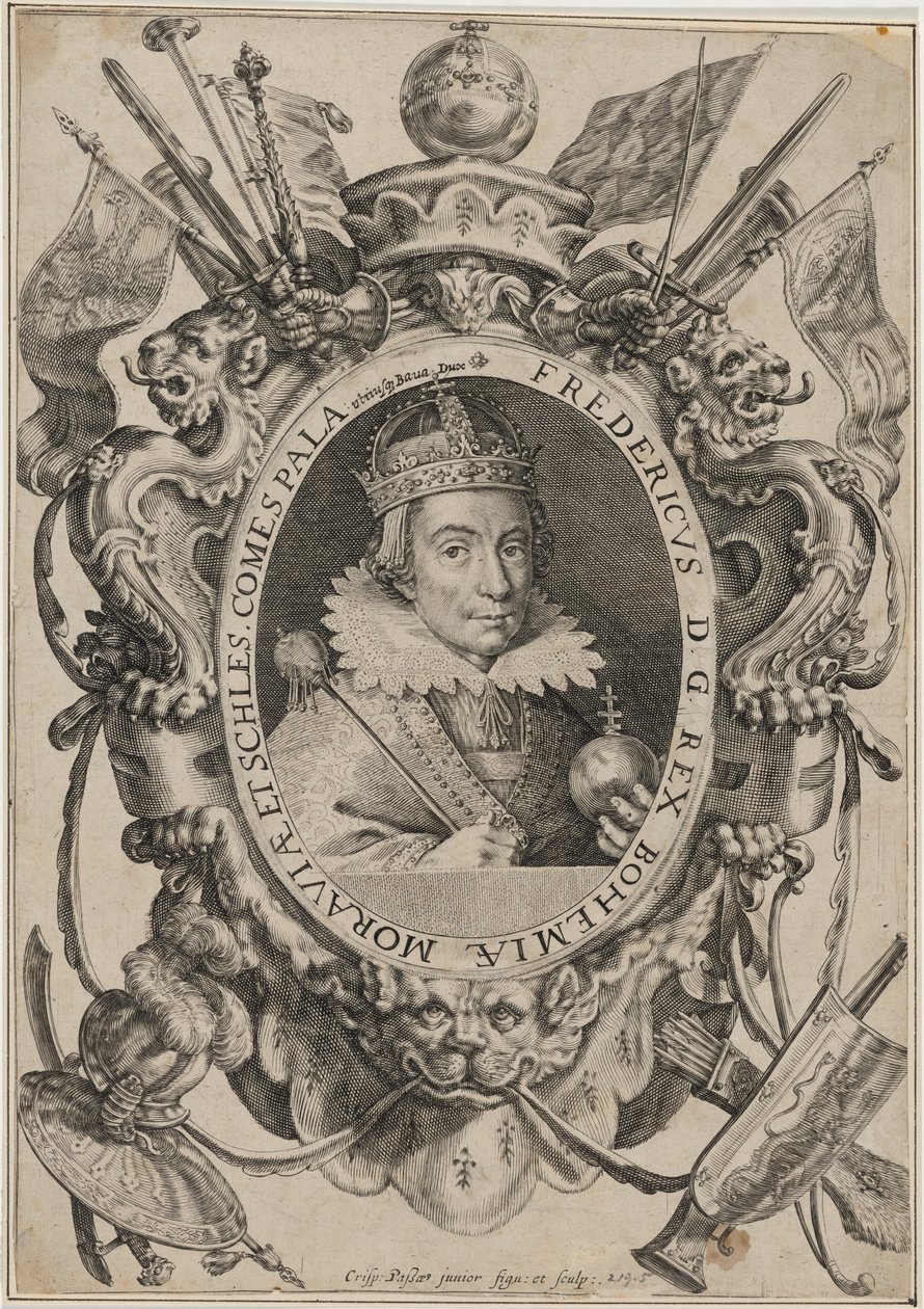 Federico V, elector palatino, rey de Bohemia de Crispijn van de Passe I
