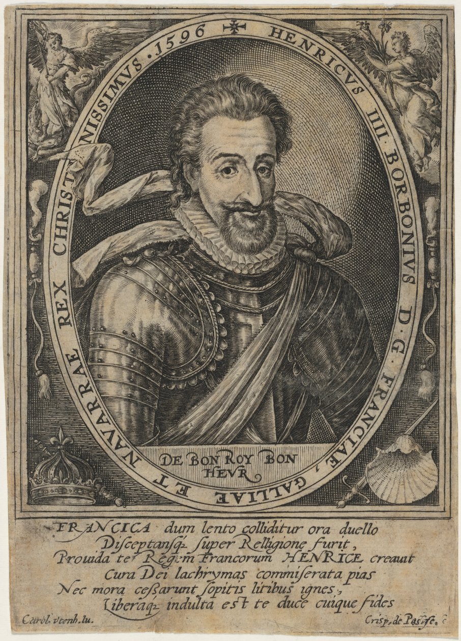 Enrique IV, rey de Francia de Crispijn van de Passe I