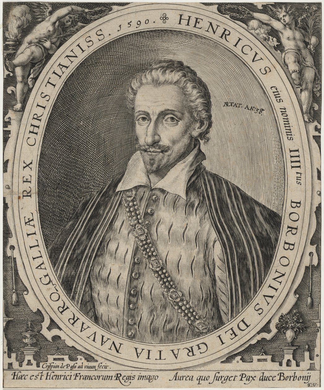 Enrique IV, rey de Francia de Crispijn van de Passe I