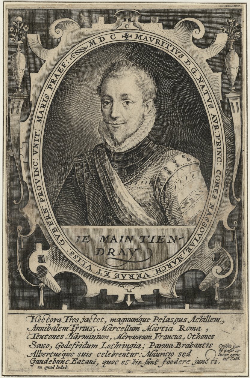 Mauricio de Nassau, príncipe de Orange de Crispijn van de Passe I
