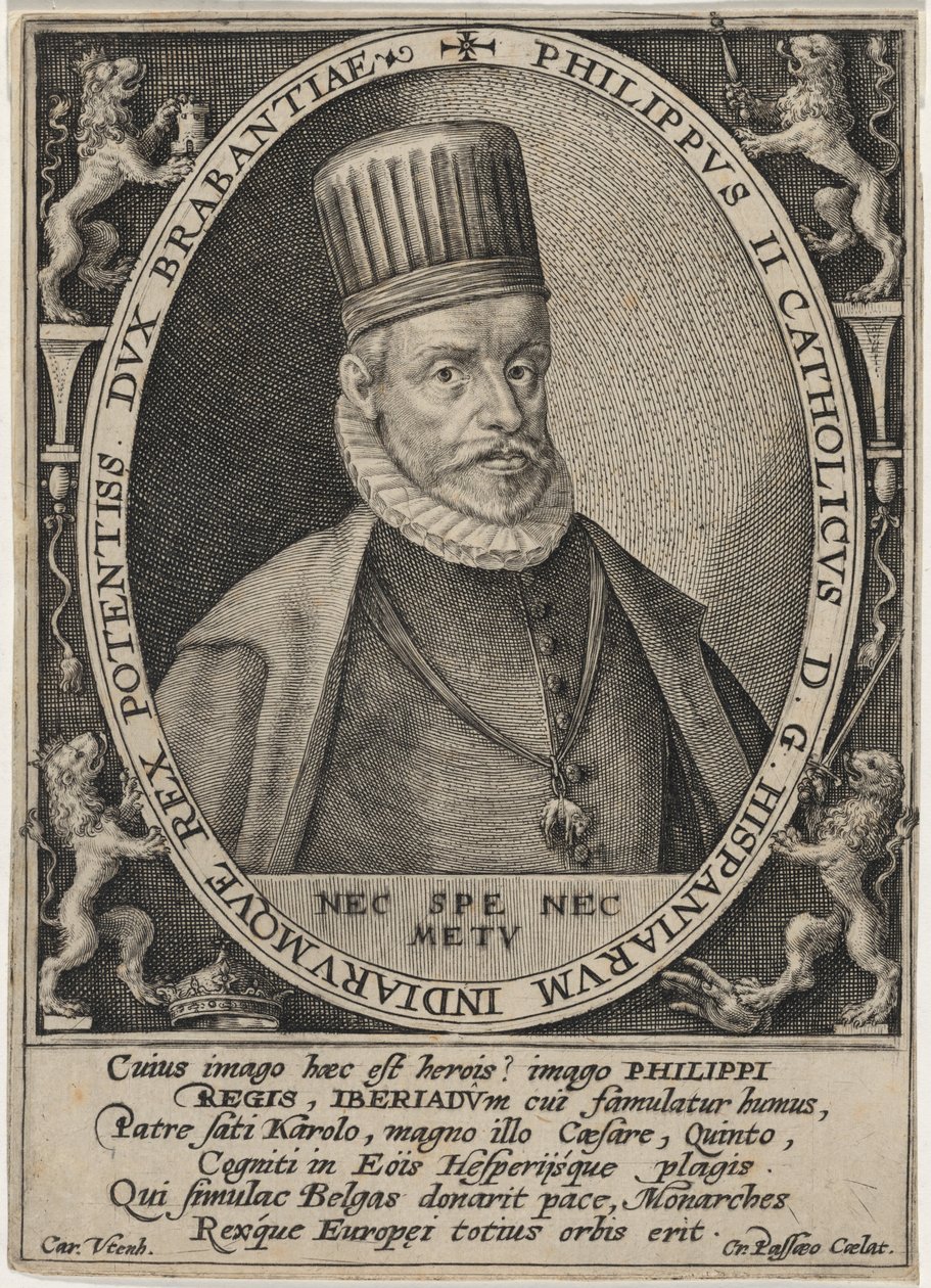 Felipe II, rey de España de Crispijn van de Passe I