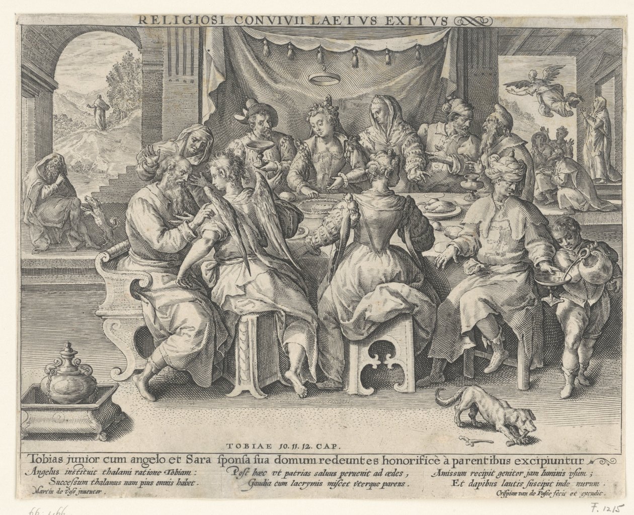 El regreso de Tobías de Crispijn van de Passe the Elder