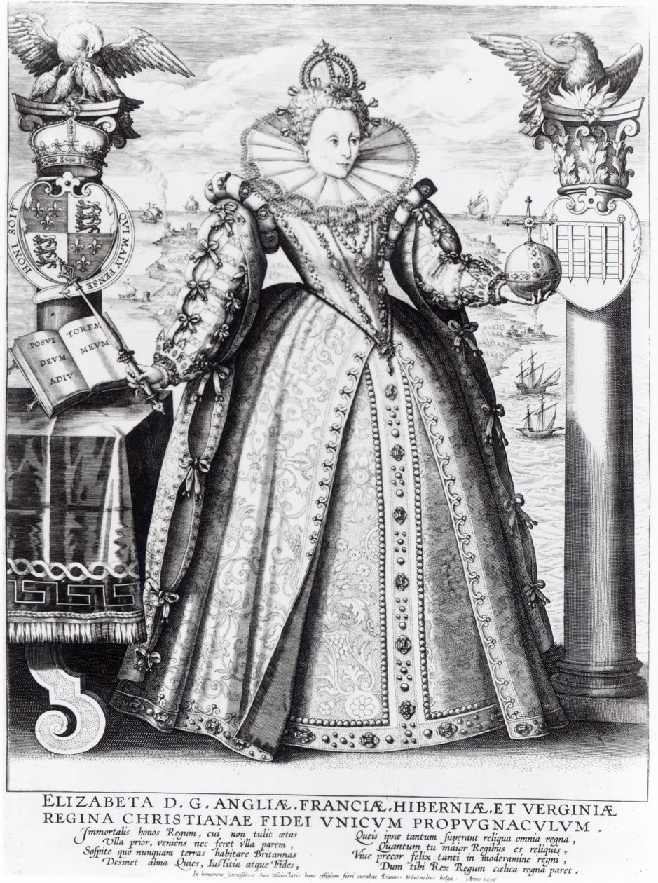Reina Isabel I (1533-1603) 1596 de Crispin  Passe