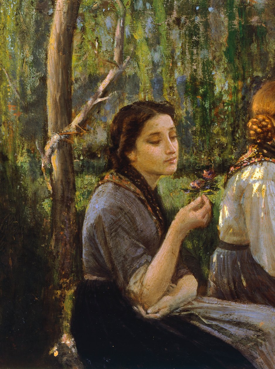 Confidencias (detalle) de Cristiano Banti