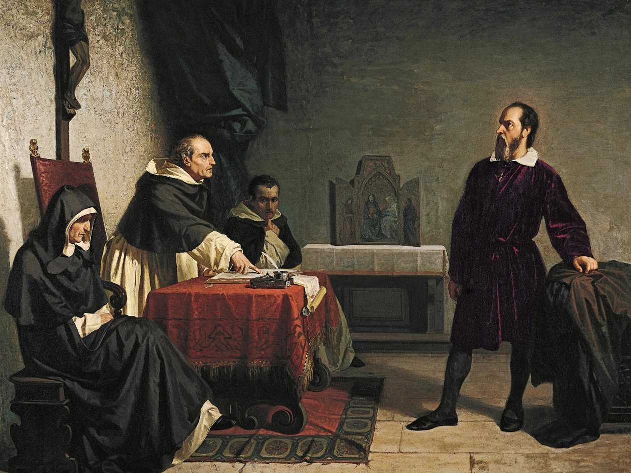 Galileo frente a la Inquisición romana de Cristiano Banti