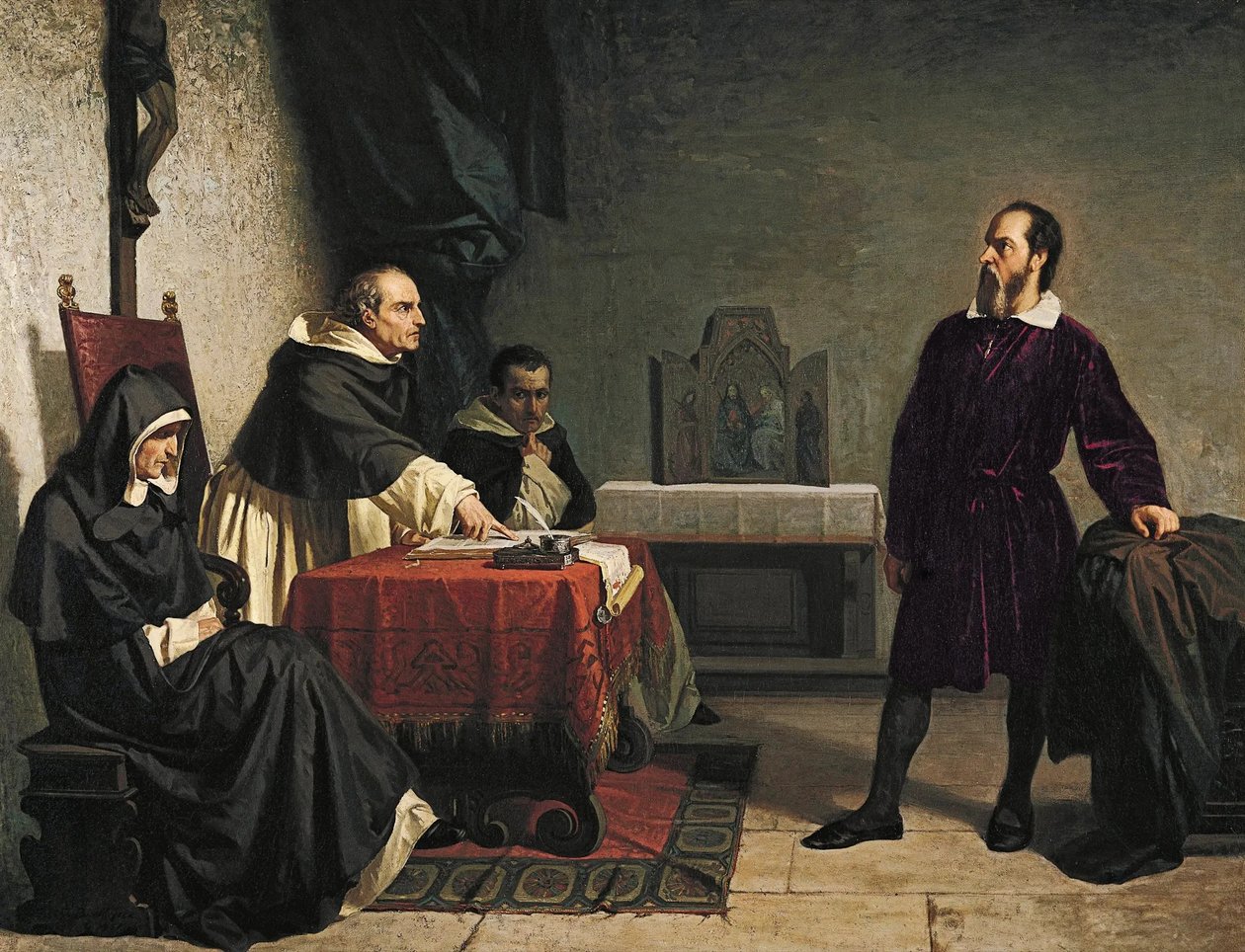 Galileo frente a la Inquisición romana de Cristiano Banti