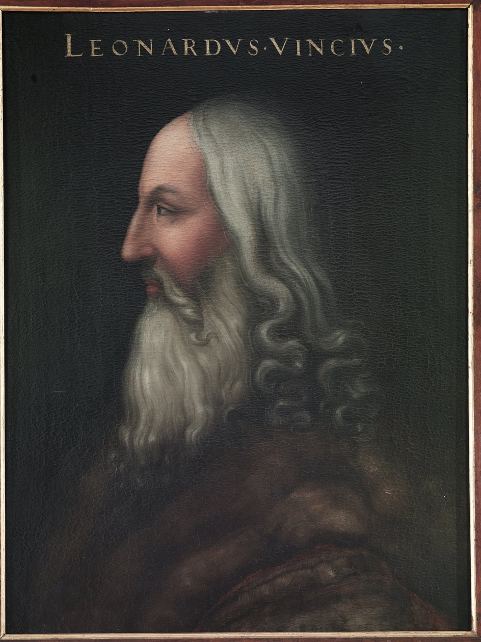 Retrato de Leonardo da Vinci de Cristofano dell Altissimo