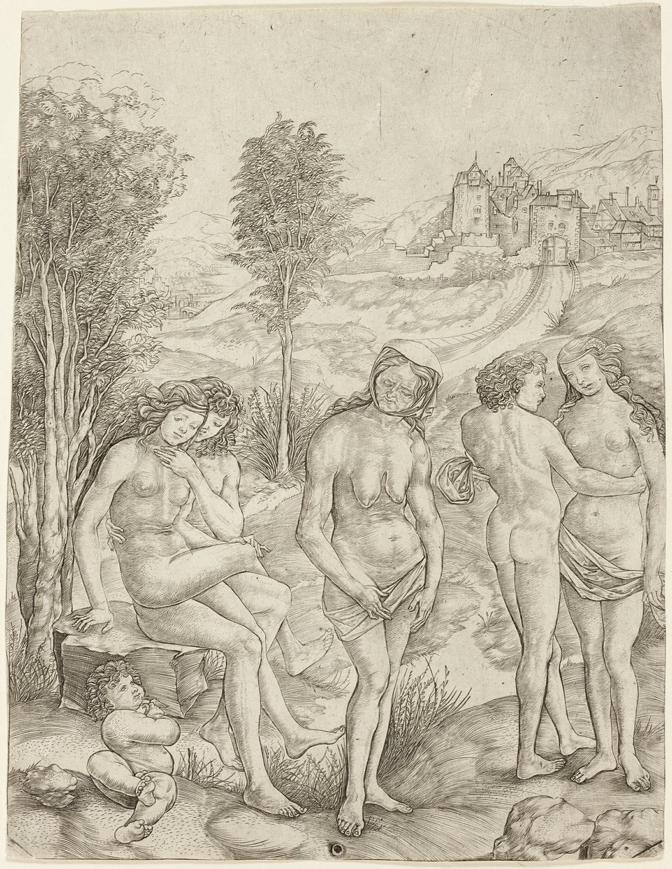Alegoría de la envidia de Cristofano Robetta