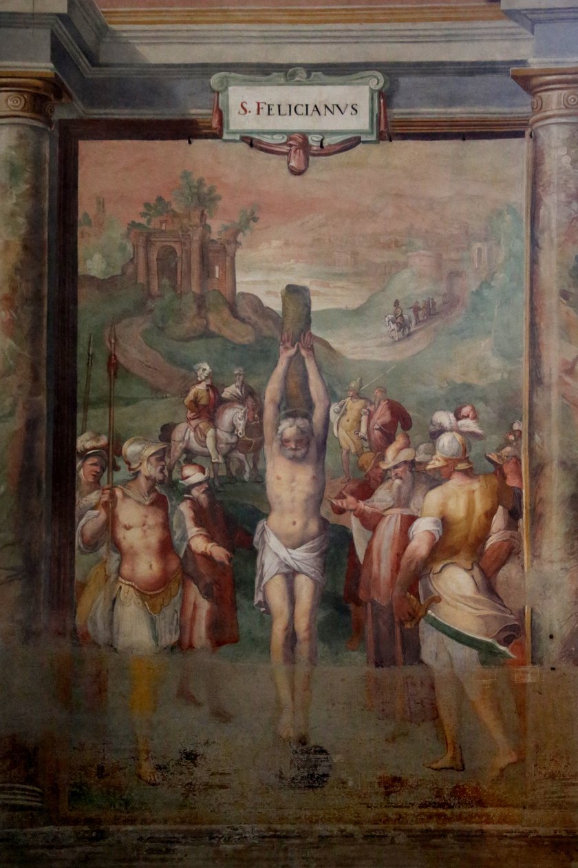 El martirio de San Feliciano de Cristoforo and Tempesta, Antonio Roncalli